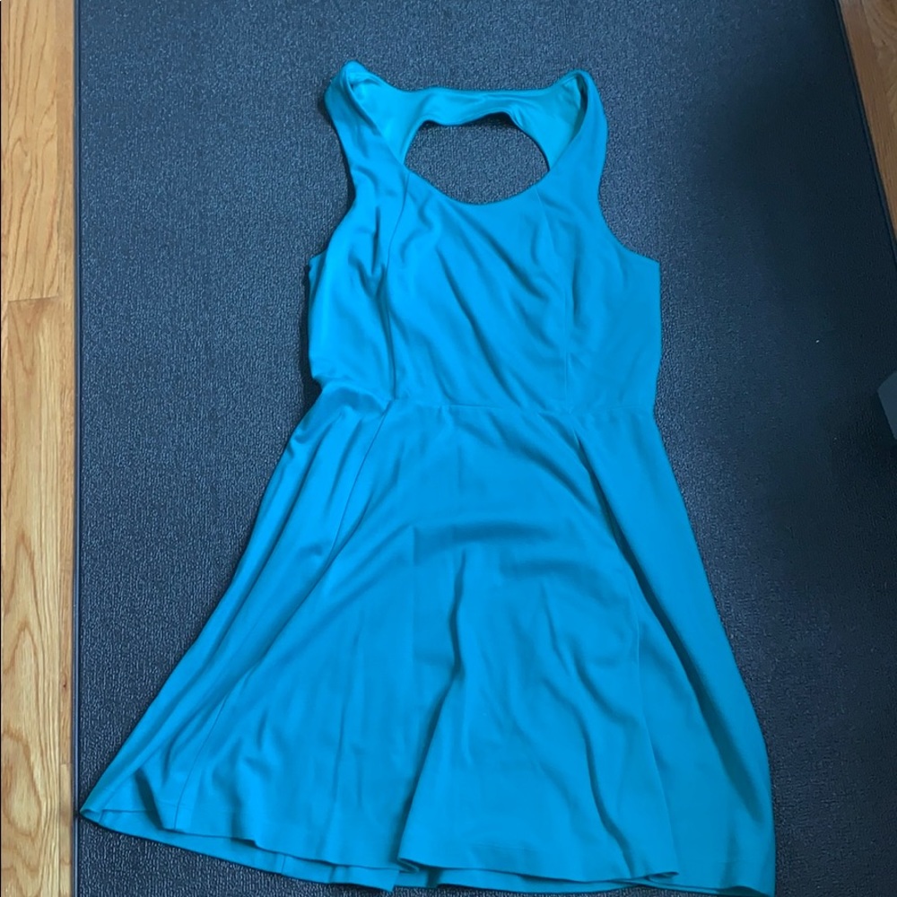 Green (looks blue) express dress